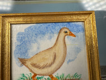 Load image into Gallery viewer, Dollhouse Miniature ~ Artist Unsigned Duck Painting
