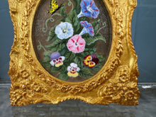 Load image into Gallery viewer, Dollhouse Miniature ~ Artist Petite Fantisies John Frederick Damm 1800&#39;s Reproduction Flowers Painting
