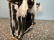 Load image into Gallery viewer, Dollhouse Miniature ~ Artisan Handmade Decorated Halloween Fireplace
