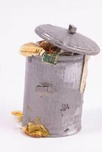 Load image into Gallery viewer, Dollhouse Miniature ~  Noel Thomas Trash Can with Mice
