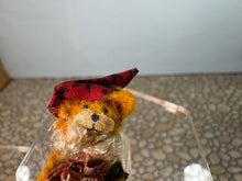 Load image into Gallery viewer, Dollhouse Miniature ~ Vintage Artisan Carol Spence Handmade Halloween Trick Or Treat Bear
