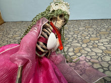 Load image into Gallery viewer, Dollhouse Miniature ~ Artisan Handmade Halloween Mermaid Skeleton Doll
