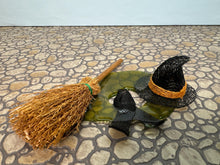 Load image into Gallery viewer, Dollhouse Miniature ~ Artisan Handmade Halloween Melted Witch Decoration
