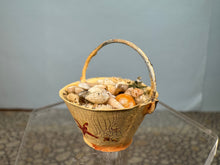 Load image into Gallery viewer, Dollhouse Miniature ~ Artisan Handmade Hand Painted Decorated Beach Bucket
