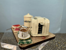 Load image into Gallery viewer, Dollhouse Miniature ~ Artisan Handmade Toast Breakfast Cutting Board

