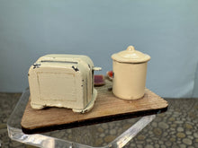 Load image into Gallery viewer, Dollhouse Miniature ~ Artisan Handmade Toast Breakfast Cutting Board
