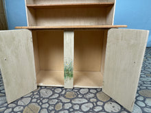 Load image into Gallery viewer, Dollhouse Miniature ~ Vintage Artisan Jan Ginger 1992 Handmade Hand Painted Peach Tree Kitchen Cupboard
