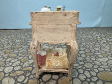 Load image into Gallery viewer, Dollhouse Miniature ~  Artisan Decorated Women&#39;s Side Table
