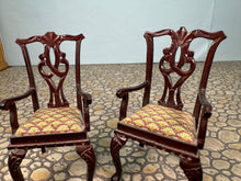 Load image into Gallery viewer, Dollhouse Miniature ~ Vintage Artisan Helen Cohen Handmade Needlepoint Upholstery Chair Set
