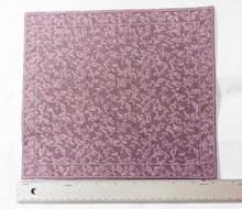 Load image into Gallery viewer, Needlepoint Rug 9&quot; x 10&quot; Lavender Trellis with Border
