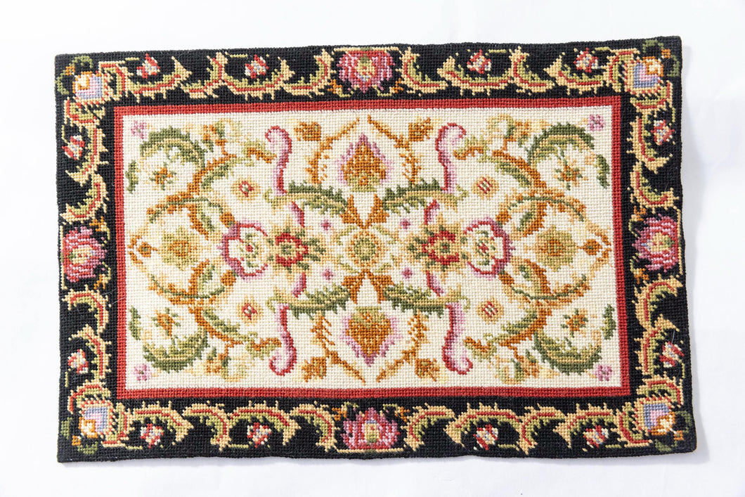 Dollhouse Miniature ~ Needlepoint Rug 5 1/2