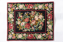 Load image into Gallery viewer, Dollhouse Miniature ~ Needlepoint Rug 6 1/2&quot; x 8&quot; French Bouquet
