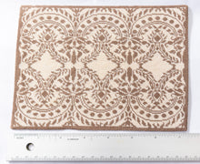 Load image into Gallery viewer, Dollhouse Miniature ~ Needlepoint Rug 5 1/2&quot; x 7 1/2&quot; Damask
