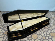 Load image into Gallery viewer, Dollhouse Miniature ~ JBM Australia Black Coffin Halloween
