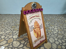 Load image into Gallery viewer, Dollhouse Miniature ~ Artisan Handmade Signed Fortune Teller Street Sign
