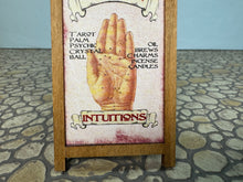 Load image into Gallery viewer, Dollhouse Miniature ~ Artisan Handmade Signed Fortune Teller Street Sign
