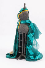 Load image into Gallery viewer, Dollhouse Miniature ~ Dress Mannequin with Dress in the Making with Pattern, Pins &amp; Notions
