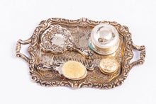Load image into Gallery viewer, Dollhouse Miniature ~ Sterling Silver Ladies Vantiy with Working Compact, Guglielmo Cini &amp; Pete Acquisto - Lee Lefkowitz Estate
