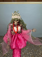 Load image into Gallery viewer, Dollhouse Miniature ~ Artisan Handmade Halloween Mermaid Skeleton Doll
