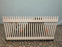 Load image into Gallery viewer, Dollhouse Miniature ~ Artisan Judy Travis Handmade Decorated Halloween / Fall Flowers &amp; Pumpkin Fence
