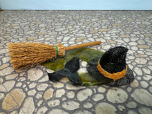 Load image into Gallery viewer, Dollhouse Miniature ~ Artisan Handmade Halloween Melted Witch Decoration
