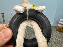 Load image into Gallery viewer, Dollhouse Miniature ~ Artisan  Handmade Halloween Decoration Mummy On Tire Swing
