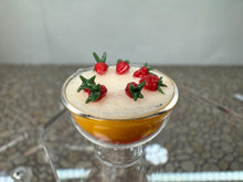 Load image into Gallery viewer, Dollhouse Miniature ~ Artisan Handmade Trifle - English Layered Parfait Dessert
