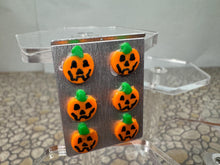 Load image into Gallery viewer, Dollhouse Miniature ~ Artisan T&amp;E Handmade Cookie Tray With Handmade Halloween Pumpkin Cookies
