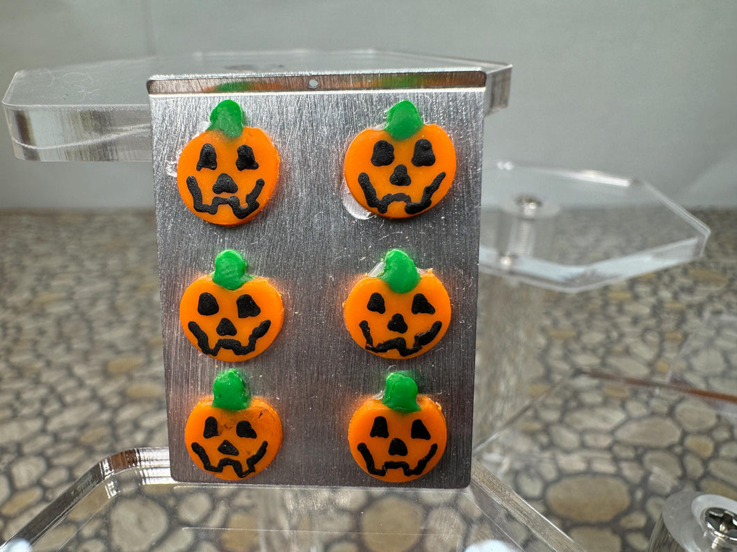 Dollhouse Miniature ~ Artisan T&E Handmade Cookie Tray With Handmade Halloween Pumpkin Cookies