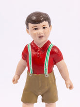 Load image into Gallery viewer, Dollhouse Miniature ~ Susan Scogin Concord Resin Boy Doll Standing
