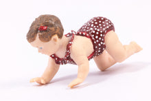 Load image into Gallery viewer, Dollhouse Miniature ~ Susan Scogin Concord Resin Girl Doll Crawling
