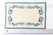 Load image into Gallery viewer, Dollhouse Miniature ~ Needlepoint Rug 6 1/4&quot; x 9 1/2&quot; Renaissance (Pink)
