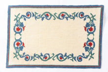Load image into Gallery viewer, Dollhouse Miniature ~ Needlepoint Rug 6 1/4&quot; x 9 1/2&quot; Renaissance (Red)

