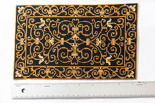 Load image into Gallery viewer, Dollhouse Miniature ~ Needlepoint Rug 6&quot; x 9 1/2&quot; Scrolls (2)
