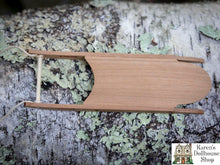 Load image into Gallery viewer, Dollhouse Miniature ~ IGMA Artisan Al Chandronnait Wooden Sled
