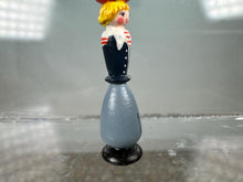 Load image into Gallery viewer, Dollhouse Miniature ~  Vintage 1986 IGMA Artisan Karen Markland Handmade Hand Painted Colonial Candle Stick
