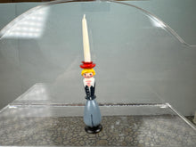 Load image into Gallery viewer, Dollhouse Miniature ~  Vintage 1986 IGMA Artisan Karen Markland Handmade Hand Painted Colonial Candle Stick
