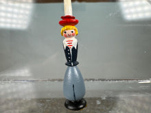 Load image into Gallery viewer, Dollhouse Miniature ~  Vintage 1986 IGMA Artisan Karen Markland Handmade Hand Painted Colonial Candle Stick
