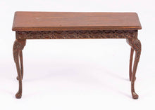 Load image into Gallery viewer, Dollhouse Miniature ~ Handmade Wodoen Side Table / Sofa Table - Lefkowitz Collection
