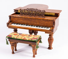 Load image into Gallery viewer, Dollhouse Miniature ~ Handmade Bart Kennedy Piano &amp; Bench - Lee Lefkowitz Estate

