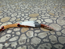 Load image into Gallery viewer, Dollhouse Miniature ~ Vintage Artisan Handmade Hand Painted Native American Bow
