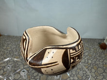 Load image into Gallery viewer, Dollhouse Miniature ~ Artisan Signed Southwestern Large Handmade Hand Painted Pottery Planter
