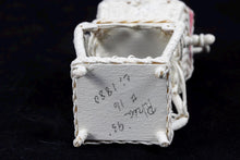 Load image into Gallery viewer, Rhea Strange Handmade Wicker Sewing Stand - Lee Lefkowitz Estate
