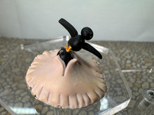 Load image into Gallery viewer, Dollhouse Miniature ~  Vintage Artisan Handmade Black Bird Pie
