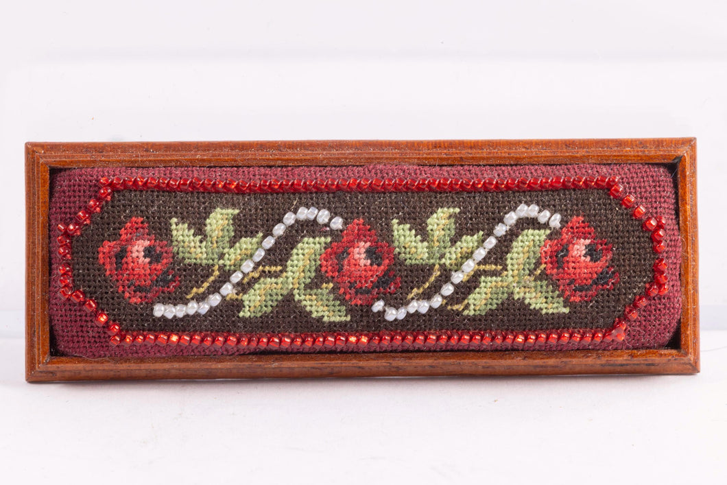Brian Rumble Needlepoint Kneeler - From Lee Lefkowitz Estate