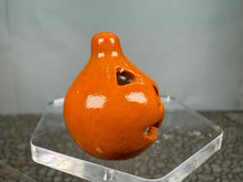 Load image into Gallery viewer, Dollhouse Miniature ~ Vintage  Artisan Alex Meiklejohn Handmade Halloween Porcelain Jack-o-lantern
