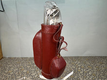 Load image into Gallery viewer, Dollhouse Miniature ~ Vintage Leather Golf Bag &amp; Metal Clubs Set With Umbrella
