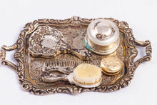 Load image into Gallery viewer, Dollhouse Miniature ~ Sterling Silver Ladies Vantiy with Working Compact, Guglielmo Cini &amp; Pete Acquisto - Lee Lefkowitz Estate
