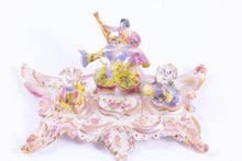 Load image into Gallery viewer, Dollhouse Miniature ~ Large Tricia Street Inkwell Porcelain - From The Estate of Ursula Sauerberg
