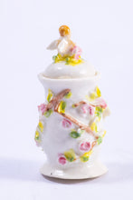 Load image into Gallery viewer, Dollhouse Miniature ~ Veronique Cornish Decorative Jar with Cherub on Top - The Estate of Ursula Sauerberg
